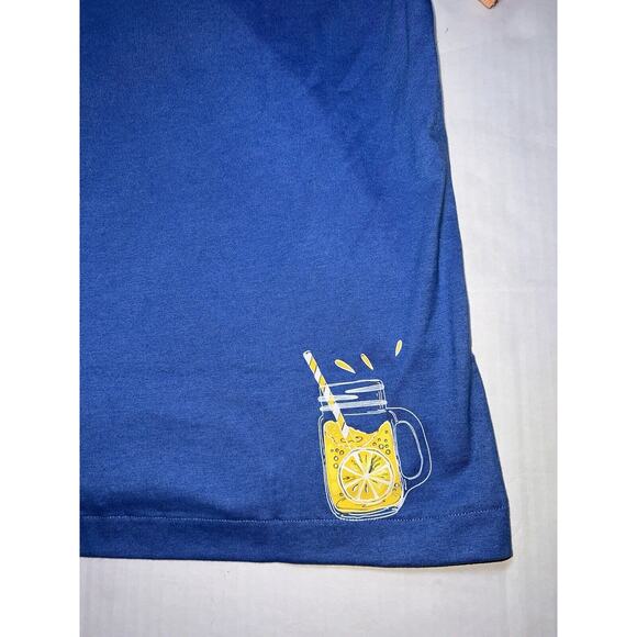 Knickerbocker Vintage Design Shirt Men’s Size L Blue Lemon Tony Retro Button Up - Picture 16 of 16